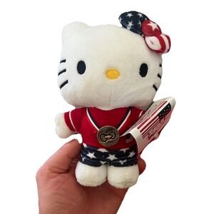 Hello Kitty‎ Plush Stuffed Toy Sanrio Team USA Olympian New